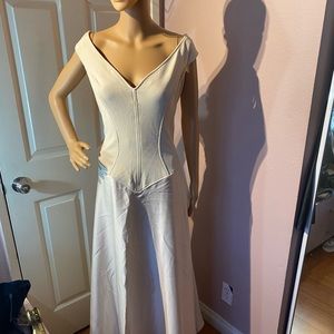 TADASHI ivory dress size 16